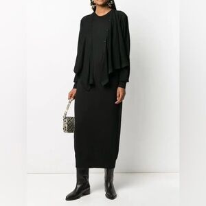 Lemaire Black Midi Dress